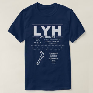 Lynchburg Regional Airport LYH T-shirt