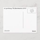Lynchburg TN kalksteen Briefkaart (Achterkant)
