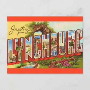 Lynchburg VA Wenskaart Briefkaart