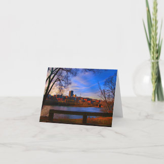 Lynchburg van blauwe lucht kaart