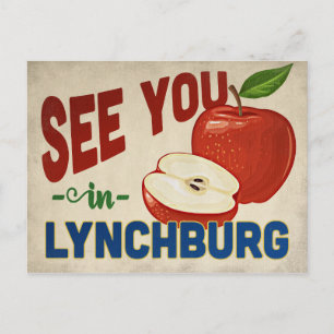 Lynchburg Virginia Apple - Vintage Travel Briefkaart