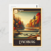 Lynchburg, Virginia | BRIEFKAART (Voorkant / Achterkant)