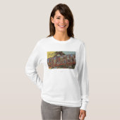 Lynchburg, Virginia - Large Letter Scenes T-shirt (Voorkant volledig)