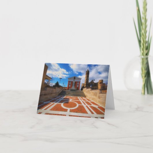 Lynchburg Virginia Stappen van de Stad kopie Kaart (Voorkant)