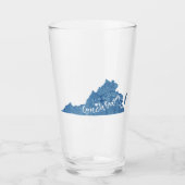 Lynchburg Virginia Wood Grain Glas (Voorkant)