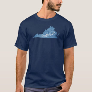 Lynchburg Virginia Wood Grain T-shirt