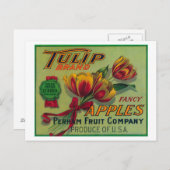 Lynden, WashingtonTulip Apple Crate Label Briefkaart (Voorkant / Achterkant)