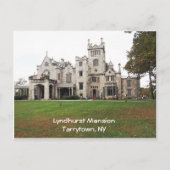 Lyndhurst Mansion in Tarrytown, New York Briefkaart (Voorkant)