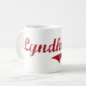 Lyndhurst Ohio Classic Design Koffiemok (Voorkant links)