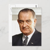 Lyndon B. Johnson 36 Briefkaart (Voorkant / Achterkant)