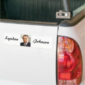 Lyndon B. Johnson 36th President Bumpersticker (Op Truck)