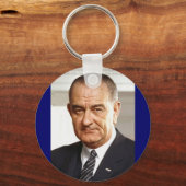 Lyndon B. Johnson 36th President Sleutelhanger (Voorkant)
