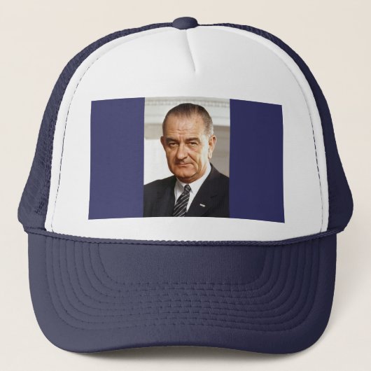 Lyndon B. Johnson 36th President Trucker Pet (Voorkant)