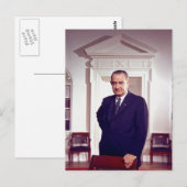 Lyndon B Johnson Briefkaart (Voorkant / Achterkant)