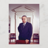 Lyndon B Johnson Briefkaart (Voorkant)