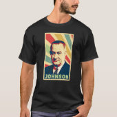 Lyndon B Johnson Colors T-shirt (Voorkant)