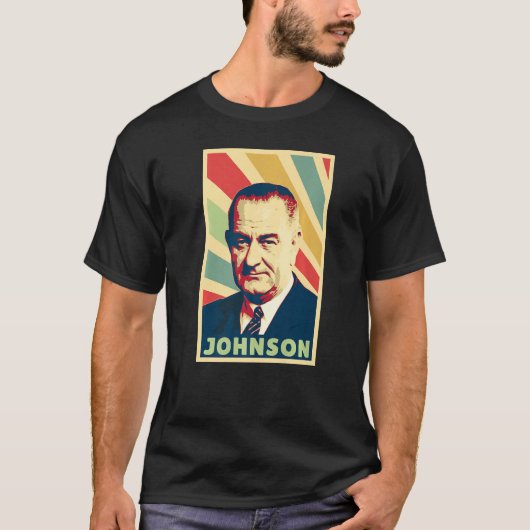 Lyndon B Johnson  Colors T-shirt (Voorkant)