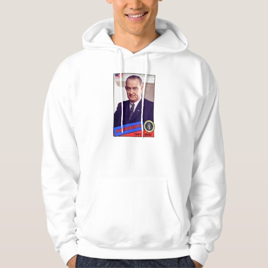 Lyndon B. Johnson-honkaarten Hoodie (Voorkant)