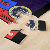 Lyndon B. Johnson-honkaarten Legpuzzel (Zijkant)