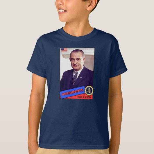 Lyndon B. Johnson-honkaarten T-shirt (Voorkant)