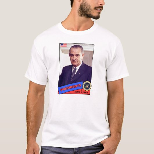 Lyndon B. Johnson-honkaarten T-shirt (Voorkant)