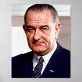 Lyndon B Johnson Poster (Voorkant)