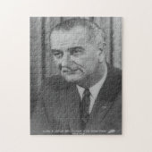 Lyndon B. Johnson President van de Verenigde State Legpuzzel (Verticaal)