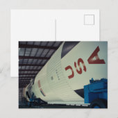 Lyndon B. Johnson Ruimtevaartcentrum Apollo Rocket Briefkaart (Voorkant / Achterkant)