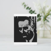 Lyndon B. Johnson silhouette Briefkaart (Staand voorkant)