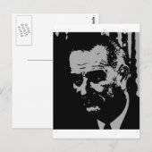 Lyndon B. Johnson silhouette Briefkaart (Voorkant / Achterkant)