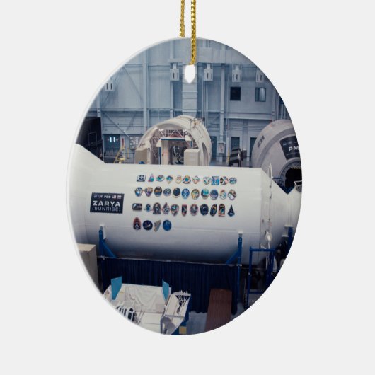 Lyndon B. Johnson Space Center Keramisch Ornament (Rechts)