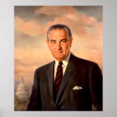LYNDON BAINES JOHNSON door Elizabeth Shoumatoff Poster (Voorkant)