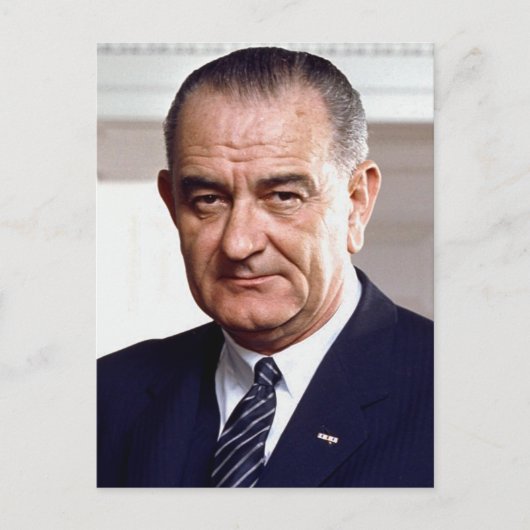 Lyndon Baines Johnson, President BRIEFKAART (Voorkant)