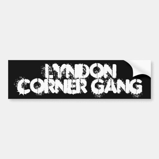 Lyndon Corner Gang Bumpersticker (Voorkant)