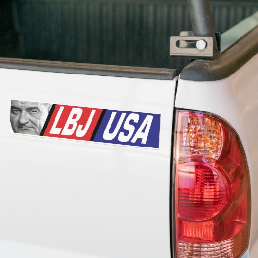 Lyndon Johnson Campaign Bumpersticker 1964 (Op Truck)