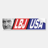 Lyndon Johnson Campaign Bumpersticker 1964 (Voorkant)