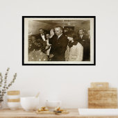 Lyndon Johnson die de eed aflegt op de luchtmacht  Poster (Keuken)