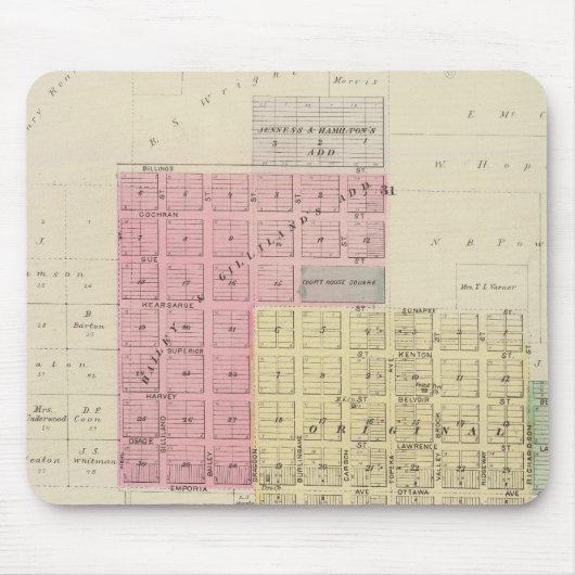 Lyndon, Osage County, Kansas Muismat (Voorkant)
