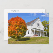 Lyndon Town House, Vermont Briefkaart (Voorkant / Achterkant)