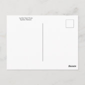 Lyndon Town House, Vermont Briefkaart (Achterkant)