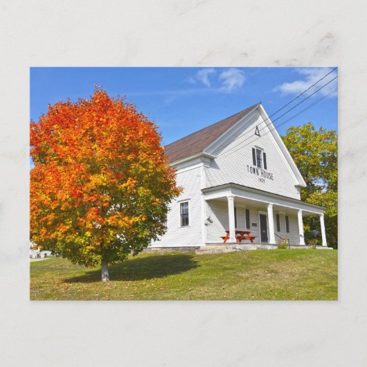 Lyndon Town House, Vermont Briefkaart (Voorkant)