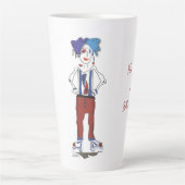 'Lyndsey' - Je bent een Badass! Latte Mok (Voorkant)