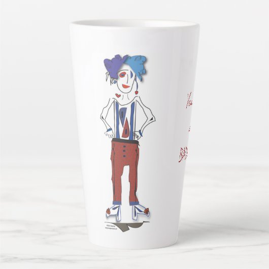 'Lyndsey' - Je bent een Badass! Latte Mok (Voorkant)