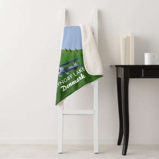 Lyngby Lake Denmark kaart Sherpa Deken (In situ)