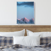 Lyngen Mountains Landcape Foto Canvas Afdruk (Insitu (Slaapkamer))