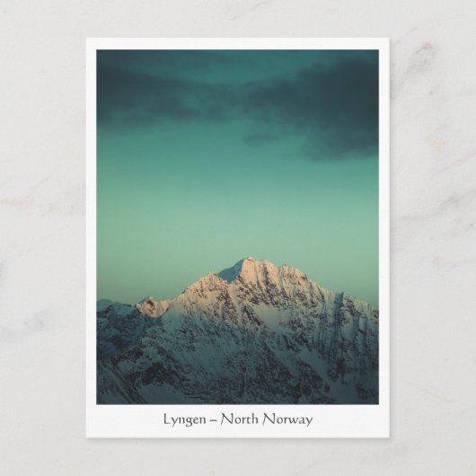 Lyngen Mountains Noorwegen Briefkaart (Voorkant)