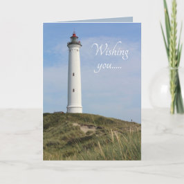 Lyngvig Fyr, Lighthouse, Ringkobing, Denemarken Kaart