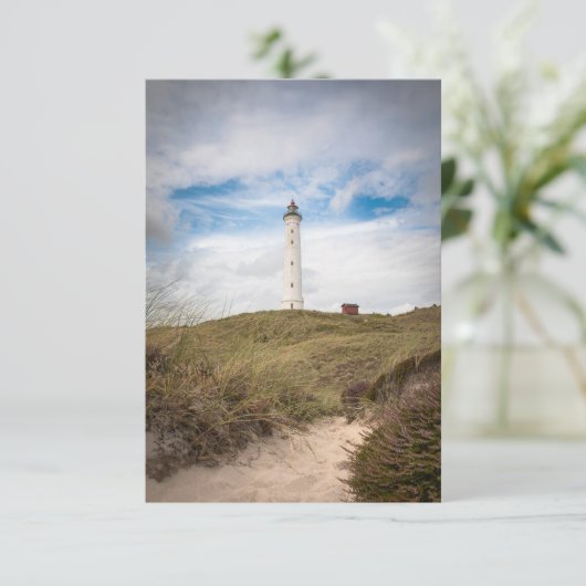 Lyngvig Lighthouse Kaart (Staand voorkant)