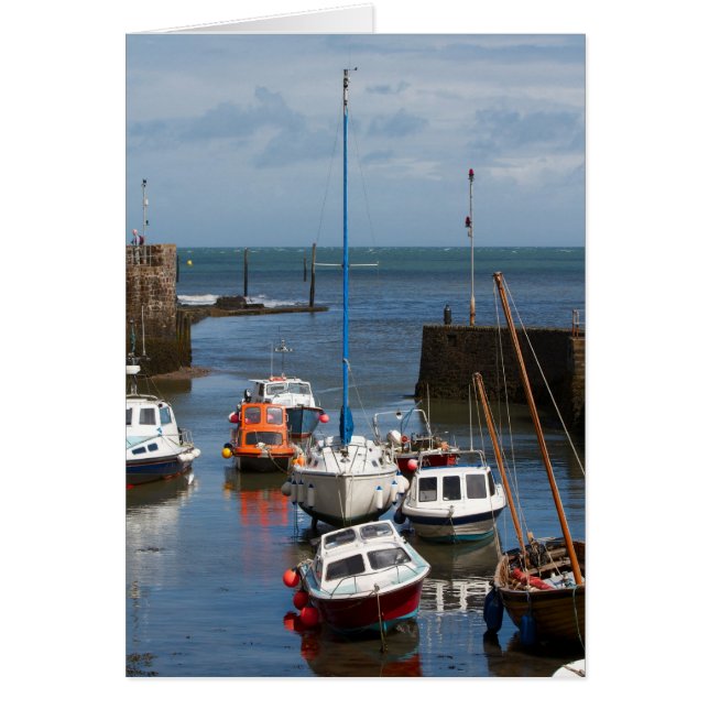 Lynmouth Harbour-kaart (Voorkant)