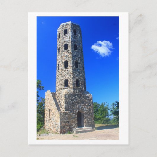 Lynn Bossen stone tower Briefkaart (Voorkant)